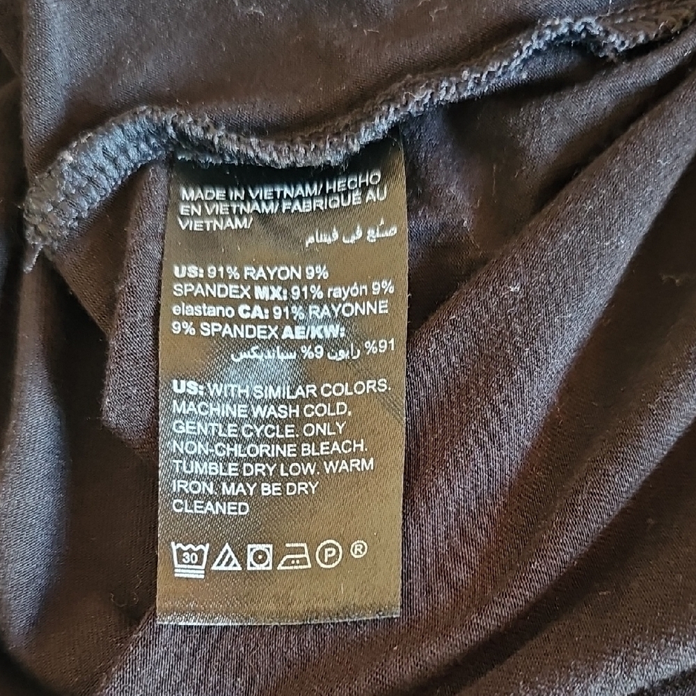 WHBM Women's Black Layering Tee - Picture 4 of 4